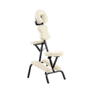 Masážní židle 130 kg béžová barva - Masážní lehátka physa