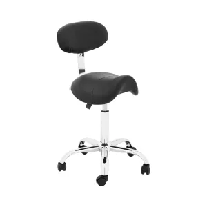 Sedlová židle 530–665 mm 150 kg Černá - Sedlové židle physa