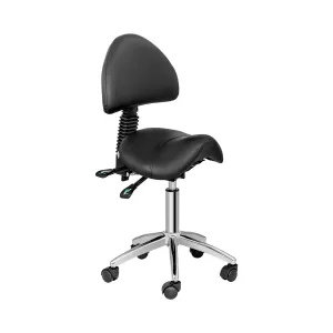Sedlová židle 550–690 mm 150 kg černá - Sedlové židle physa