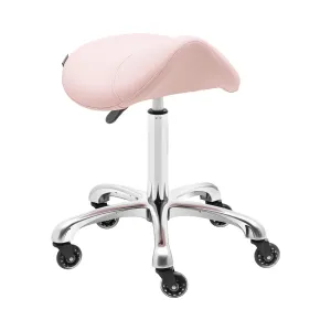 Sedlová židle 570–750 mm 150 kg jemně růžová - Sedlové židle physa