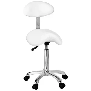 Sedlová židle 600–800 mm 150 kg bílá - Sedlové židle physa #4532637