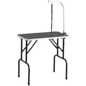 Stůl na stříhání psů 805 x 460 mm 60 kg 1 smyčka - Potřeby pro domácí mazlíčky physa