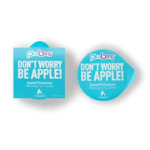 PicoBong Don´t Worry Be Apple! - masážní svíčka (jablko-skořice)