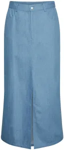 Pieces Dámská sukně PCASTA 17150001 Light Blue Denim L
