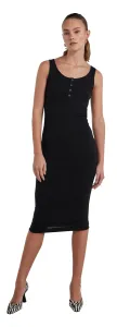 Pieces Dámské šaty PCKITTE Slim Fit 17112261 Black XL