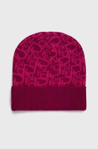 Čepice Pinko růžová barva, z tenké pleteniny