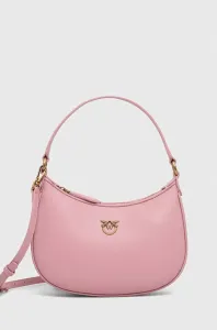 Kožená kabelka Pinko růžová barva #5687299