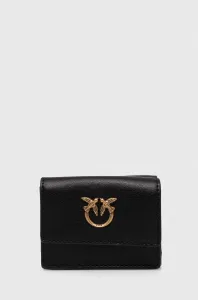 Kožená peněženka Pinko černá barva