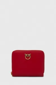 Kožená peněženka Pinko červená barva, 100249.A0F1