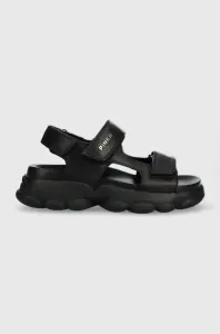 Kožené sandály Pinko Mylene dámské, černá barva, na platformě, 100858 A0N9 Z99