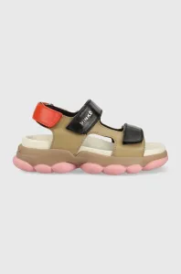 Kožené sandály Pinko Mylene dámské, na platformě, 100858 A0N9 Y5R