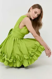 Šaty Pinko zelená barva, mini #5968374