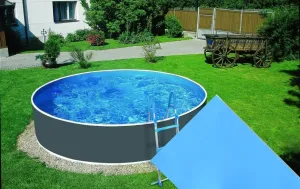 Planet Pool Náhradní bazénová fólie Blue pro bazén průměr 4,6 m x 1,2 m