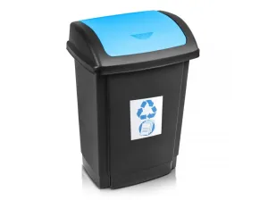 PROHOME - Koš odpadkový ke třídění odpadu 25l modrý