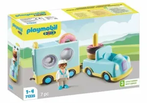 Playmobil 1.2.3 71325 1.2.3: Bláznivý Donut Truck s funkcí ukládání a třídění