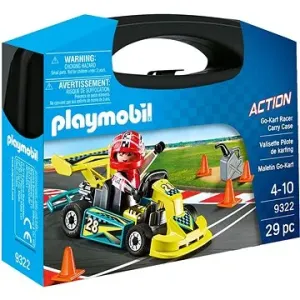 Playmobil Action 9322 Přenosný kufřík - Motokárový závodník