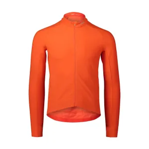 POC Cyklistický dres s dlouhým rukávem zimní - RADIANT - oranžová 2XL