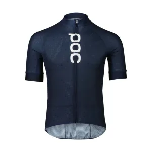 POC Cyklistický dres s krátkým rukávem - ESSENTIAL ROAD LOGO - modrá L
