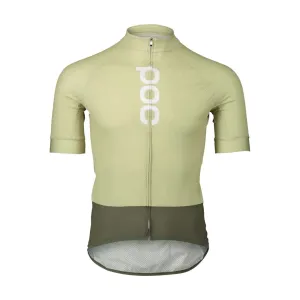 POC Cyklistický dres s krátkým rukávem - ESSENTIAL ROAD LOGO - zelená/světle zelená S