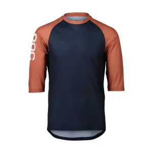 POC Cyklistický dres s krátkým rukávem - MTB PURE 3/4 - modrá/oranžová XS #4710361