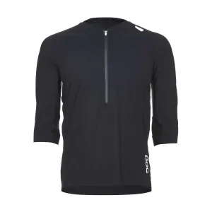 POC Cyklistický dres s krátkým rukávem - RESISTANCE ENDURO 3/4 - černá S