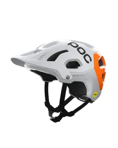 POC Cyklistická přilba - TECTAL RACE MIPS NFC - bílá/oranžová (55–58 cm)