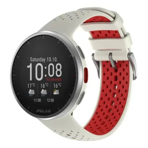 Polar Pokročilé běžecké hodinky Pacer Pro, velikost S-L, bílo-červená 900102180
