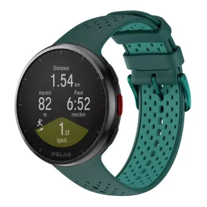 Polar Pokročilé běžecké hodinky Pacer Pro, velikost S-L, modro-zelená 900102183
