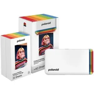 Polaroid Hi·Print 2x3  Pocket Photo Printer Generation 2 Starter Set White