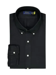 Nadměrná velikost: Polo Ralph Lauren, Bavlněná košile s propínacím (button-down) límečkem kent černá #5082108