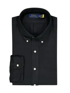 Nadměrná velikost: Polo Ralph Lauren, Bavlněná košile s propínacím (button-down) límečkem kent černá #5082110