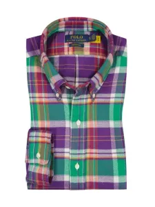 Nadměrná velikost: Polo Ralph Lauren, Flanelová košile s károvým vzorem, performance Fialová #4455235