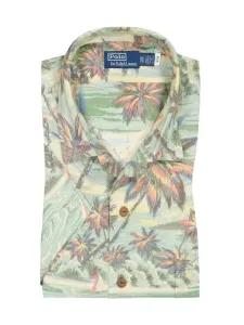 Nadměrná velikost: Polo Ralph Lauren, Košile s krátkým rukávem a plážovým motivem Světle Zelená #4455744