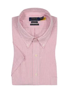 Nadměrná velikost: Polo Ralph Lauren, Košile s krátkým rukávem v kvalitě seersucker Růžově červená #4794867