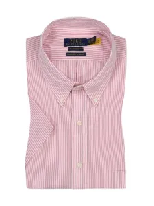 Nadměrná velikost: Polo Ralph Lauren, Košile s krátkým rukávem v kvalitě seersucker Růžově červená #4811487