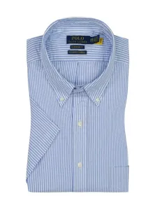 Nadměrná velikost: Polo Ralph Lauren, Košile s krátkým rukávem v kvalitě seersucker Světle Modrá #4829618
