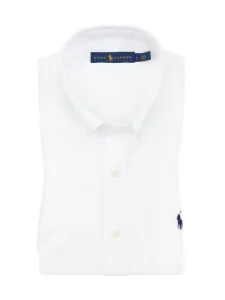 Nadměrná velikost: Polo Ralph Lauren, Košile s krátkým rukávem, z lehké bavlny a s propínacím límečkem button-down Bílá #4859676