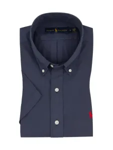 Nadměrná velikost: Polo Ralph Lauren, Košile s krátkým rukávem, z lehké bavlny a s propínacím límečkem button-down Námořnická Modrá #4808713