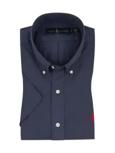 Nadměrná velikost: Polo Ralph Lauren, Košile s krátkým rukávem, z lehké bavlny a s propínacím límečkem button-down Námořnická Modrá #4808714