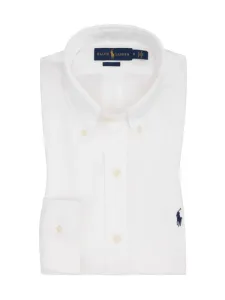 Nadměrná velikost: Polo Ralph Lauren, Lněná košile s propínacím límečkem (button-down) Bílá #4796794
