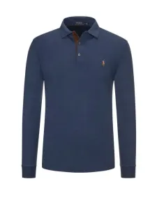 Nadměrná velikost: Polo Ralph Lauren, Polo tričko s dlouhým rukávem a výšivkou loga Modrá #5498727