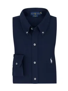 Nadměrná velikost: Polo Ralph Lauren, Polo tričko s dlouhým rukávem, z bavlny Námořnická Modrá #4954752