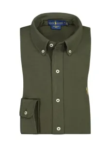 Nadměrná velikost: Polo Ralph Lauren, Polo tričko s dlouhým rukávem, z bavlny Olive #4954759