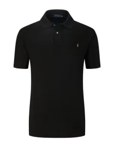 Nadměrná velikost: Polo Ralph Lauren, Polo tričko s výšivkou jezdce černá #4453484