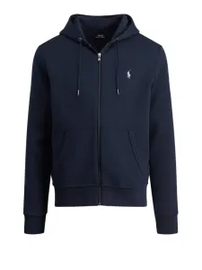 Nadměrná velikost: Polo Ralph Lauren, Tepláková bunda na zip a s kapucí Námořnická Modrá #5441056