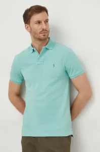 Bavlněné polo tričko Polo Ralph Lauren zelená barva #6131562