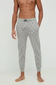 Bavlněné pyžamové kalhoty Polo Ralph Lauren šedá barva #5629526
