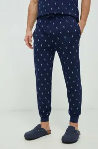 Bavlněné pyžamové kalhoty Polo Ralph Lauren tmavomodrá barva #5583847