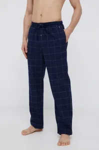 Bavlněné pyžamové kalhoty Polo Ralph Lauren tmavomodrá barva, vzorované #5737721