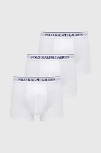 Boxerky Polo Ralph Lauren (3-pack) pánské, bílá barva #5588630